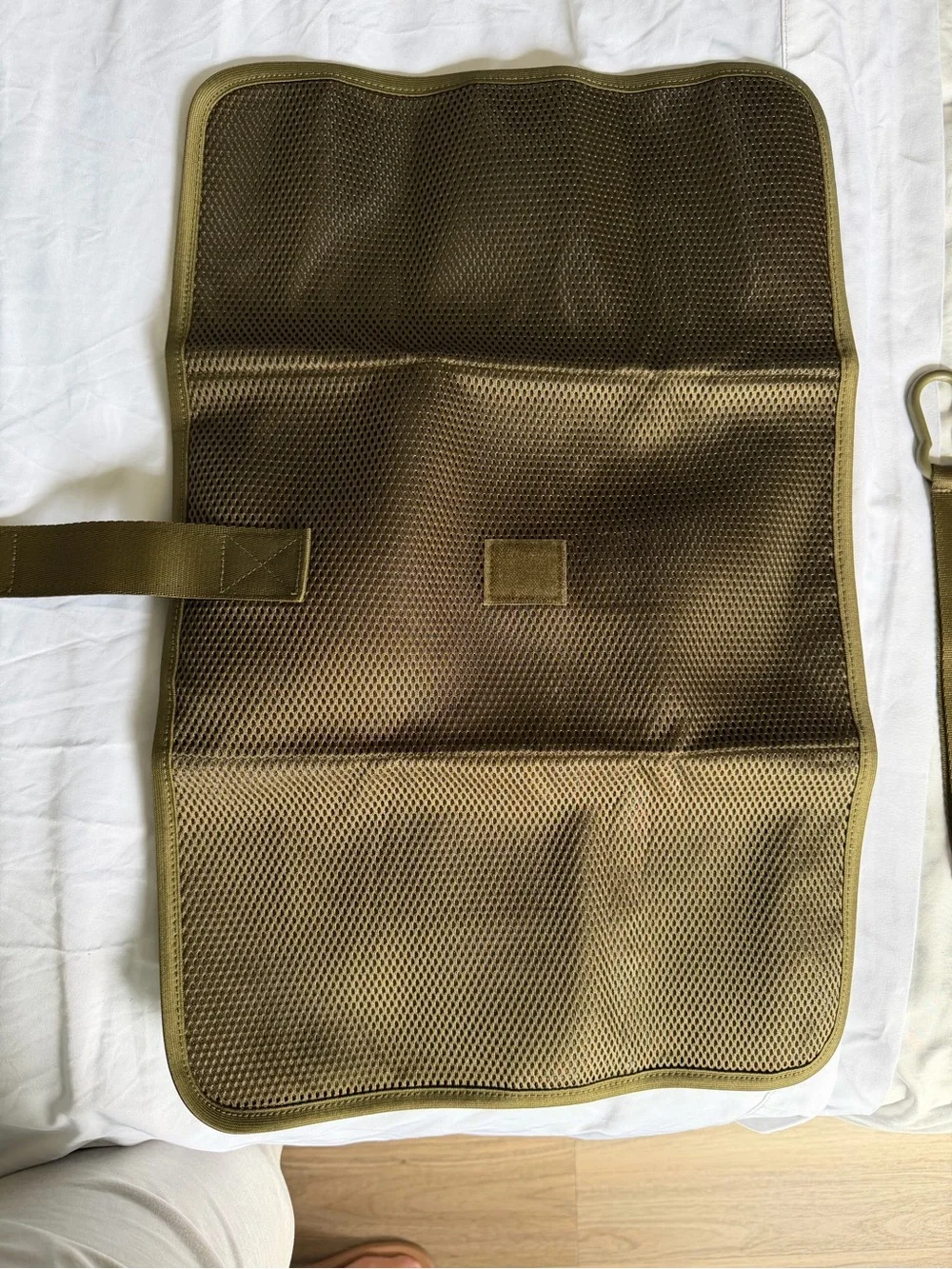 Dagne Dover (Indi) Large Size Olive Green Mesh Baby Backpack